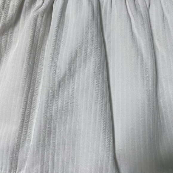 Xirena Sophie Elastic Waist Pull-On White Mini Skirt with Pockets Size Medium - Picture 3 of 9